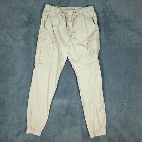 Hurley Cargo Pants Mens Small Jogger Drawstring Elastic Waist Pockets Casual - Picture 1 of 12